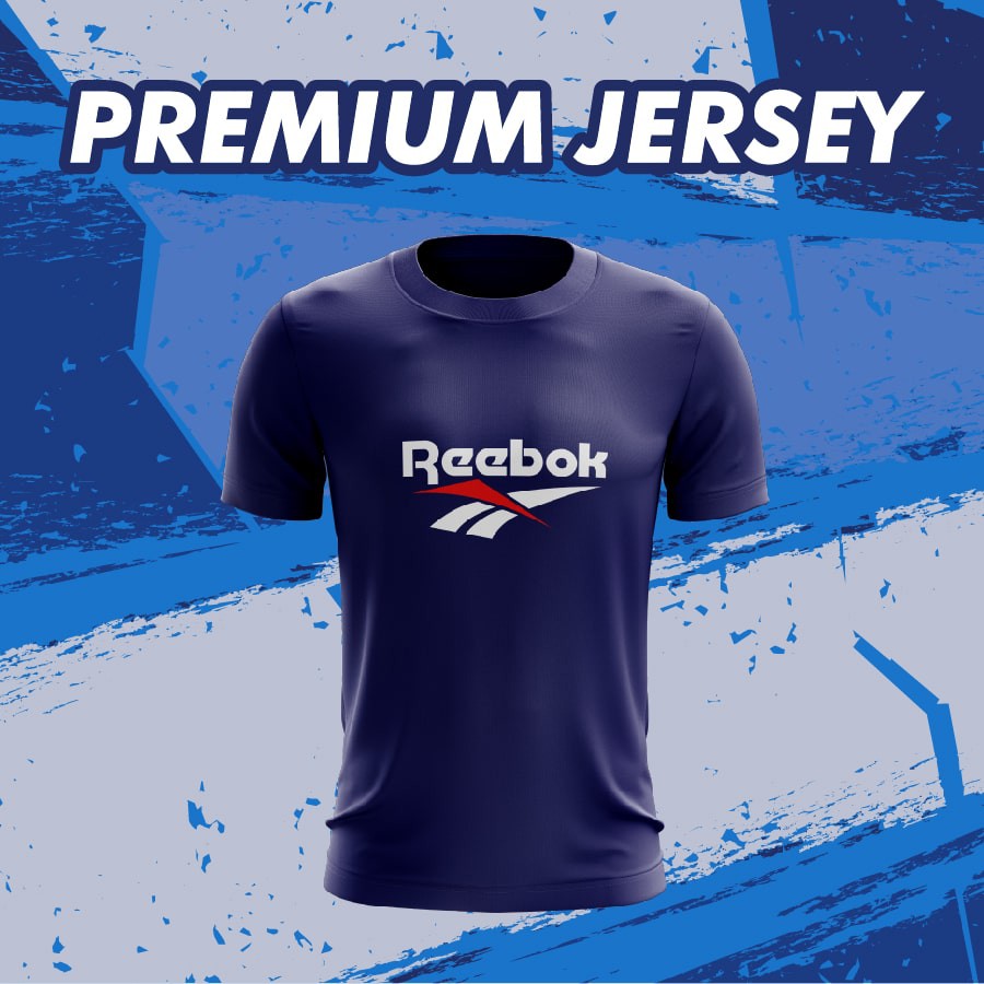Reebok เสื้อ Unisex เสื้อแข่ง Reebok ชุดกีฬาเสื้อวิ่ง