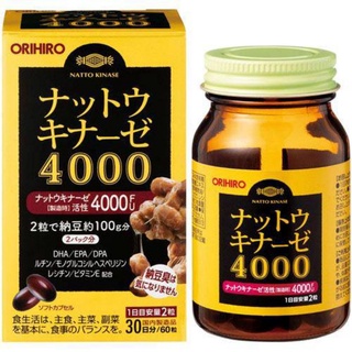 orihiro natto kinaze 4000 ถั่วเน่า ถั่ว​นัตโตะ​แบบเม็ดทานง่าย exp.5.2025