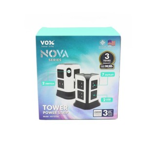 ปลั๊กไฟมาตรฐาน VOX มอก. รุ่น NV-T272U (3 เมตร)