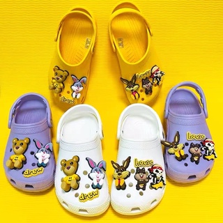 จิ๊บบิท พร้อมส่ง ตัวการ์ตูนติดรองเท้า  CROCS X DREW HOUSE BY Justin Bieber JIBBITZ