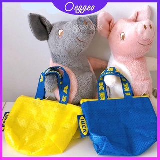 Oeggeo shop กระเป๋าสตางค์ ใบเล็ก สีฟ้า สร้างสรรค์