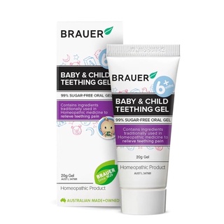 ✈️PRE-ORDER✈️ เจลบรรเทาอาการเจ็บปวดขณะฟันขึ้น BRAUER Baby &amp; Child Teething Gel