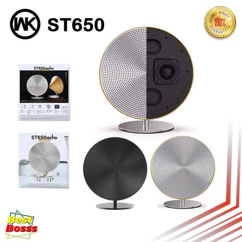 REMAX / WK Design ST650  ของแท้ 100% RB-M23 ลำโพงบลูทูธ ลำโพงตั้งโต๊ะ Desktop Bluetooth Speaker  bestbosss