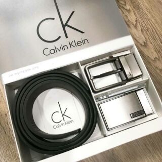 🐩CALVIN KLEIN REAL LEATHER BELT VALUE PACK 🐩 เซทเข็มขัดหนังแท้