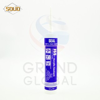 กาว JSS กาวอะคริลิค Acrylic Sealant กาวเเด็ป แด๊ป กาว อคิลิค ยาแนว กาวสีขาว 450 กรัม