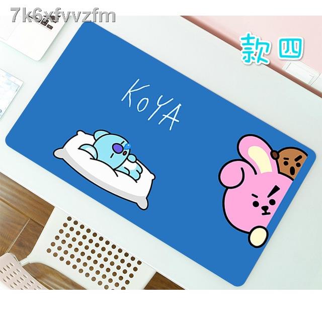 BTS table mat cute cartoon table mat Korean cartoon bt21 large mouse ...