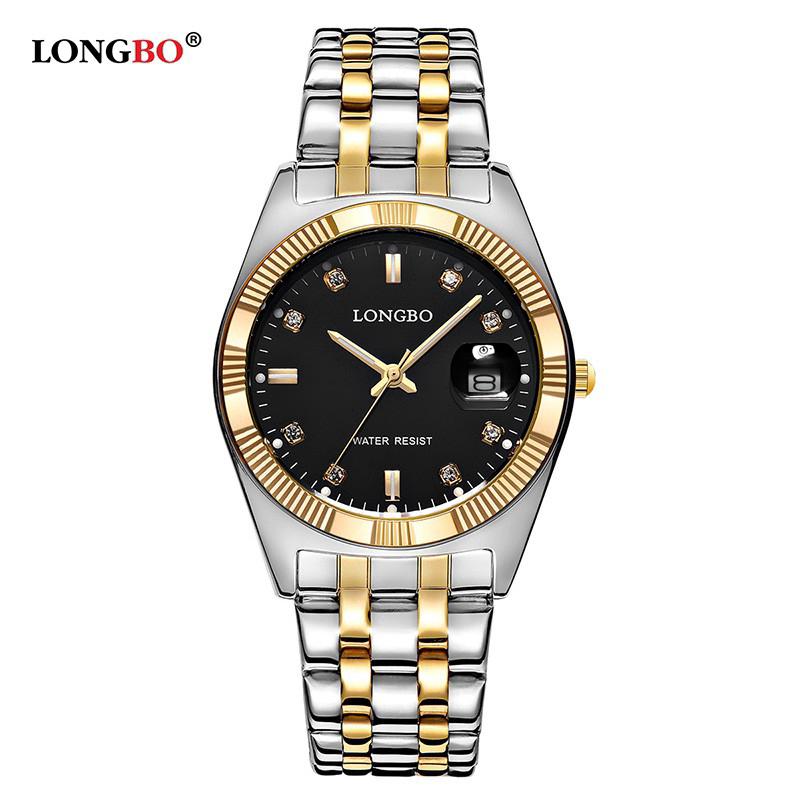 Longbo 80163 นาฬิกาคู่ Quartz