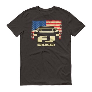 [S-5XL]เสื้อยืด พิมพ์ลายรถยนต์ Patriotic Toyo Fj Cruiser สไตล์คลาสสิก เหมาะกับของขวัญ สําหรับผู้ชาย