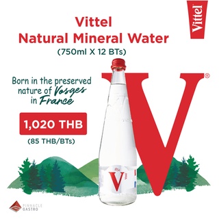 💥สินค้าพร้อมส่ง💥Vittel® natural mineral water 750ml.