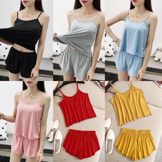 Minimal Pajamas ชุดนอนสายเดี่ยวกางเกงใส่สบาย