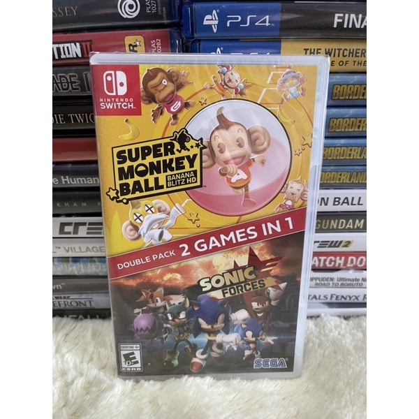 Nintendo Switch : Super Monkey Ball & Sonic Forces (มือ 1)