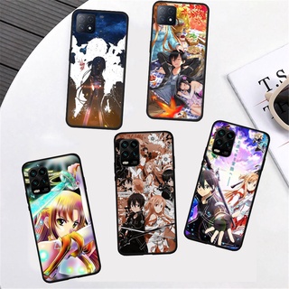 Fl106 เคสโทรศัพท์มือถือแบบนิ่ม ลายดาบออนไลน์ สําหรับ Samsung Galaxy S10e S10 S9 S8 Plus Lite S7 Edge