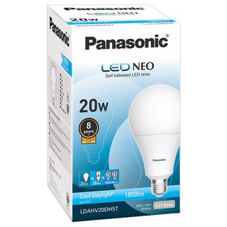 ✨นาทีทอง✨ พานาโซนิค หลอดไฟ แอลอีดี ขนาด 20 วัตต์ แสงคูลเดย์ไลท์ PANASONIC Self-Ballasted LED Lamp 20W Cool Daylight