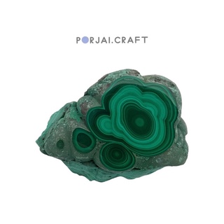 Malachite half raw มาลาไคต์ 8cm