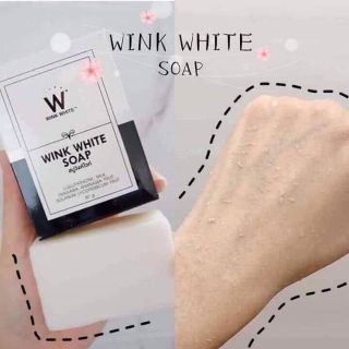 GlutaSOAP สบู่กลูต้า ฟอกผิวขาว Wink White 80g.