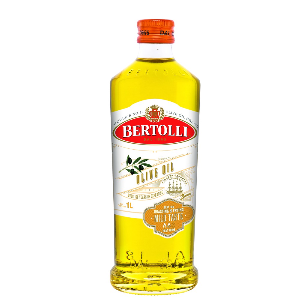 ร้านไทย  {ส่งฟรี} Bertolli เบอร์ทอลลี่ น้ำมันมะกอกผ่านกรรมวิธี ขนาด 1 ลิตร (เลือกชนิดได้) Olive Oil เก็บเงินปลายทาง