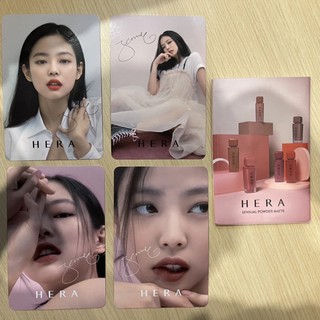 Jennie Blackpink โปสการ์ด Hera สิงคโปร์ เซต4ใบ