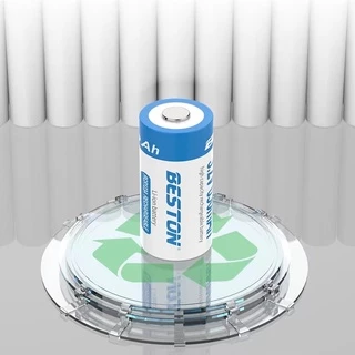 ถ่านชาร์จ BESTON BST-(CD643+CR123A) 2X 650mAh 2ก้อน + ที่ชาร์จ
