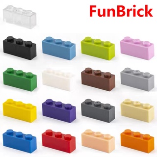 [Funbrick] บล็อคตัวต่อ รูปอิฐ 1x3 3622 เข้ากันได้กับของเล่นตัวต่อแบรนด์ดัง MOC DIY 50 ชิ้น