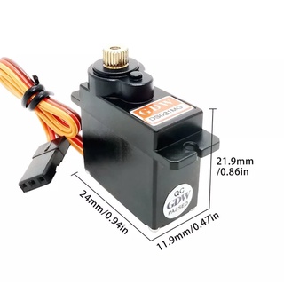 GDW DS031MG 9G เกียร์โลหะ Micro Digital Servo (ยกพิท ฮ. 450/450L/470L/X360)