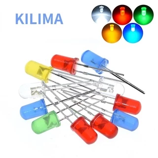 ชุดไฟ LED f3 f5 3 มม. 5 มม. 5 สี สีขาว เหลือง แดง เขียว น้ําเงิน DIY 100 ชิ้น