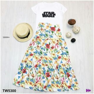 Set 2 ชิ้น เสื้อยืด iDY สกรีนลาย star war ใส่คู่กับ