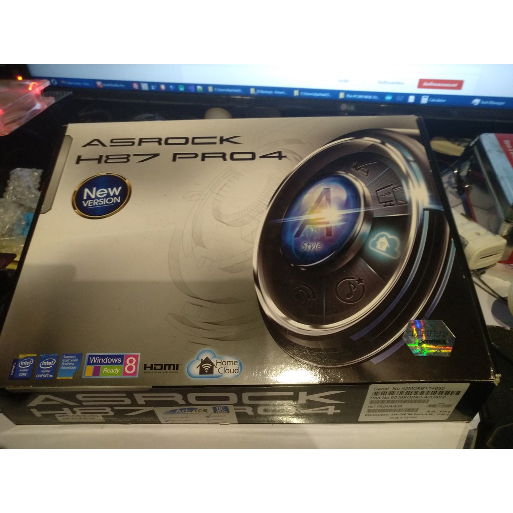 เมนบอร์ด Asrock H87 Pro4 มือสอง