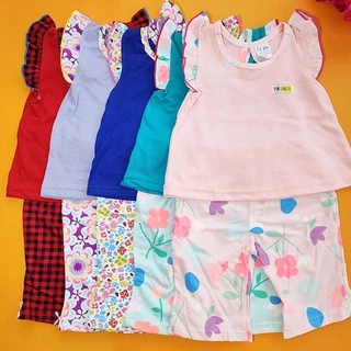 ชุดเด็กผู้หญิง(เสื้อ+กางเกง) มี2ขนาด ..ไซส์ 1T(6 เดือน-1ปี /4 -10Kg)/ ไซส์ 2T (1-2ปี/9-12 Kg.)