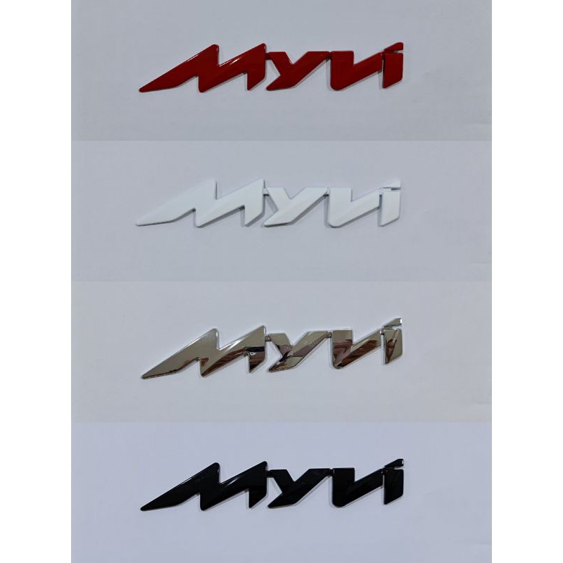 PERODUA MYVI CAR AUTO RACING LOGO / WORD EMBLEM - MYVI