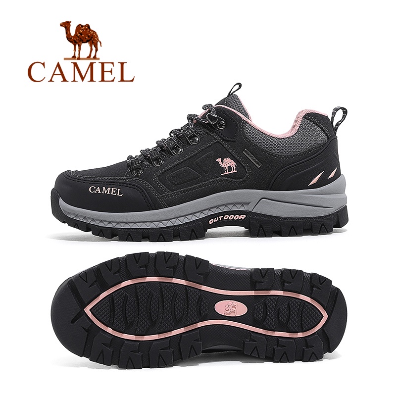 Camel รองเท้าเดินป่า กลางแจ้ง ผู้หญิง ระบายอากาศ กันน้ํา กันลื่น รองเท้าเดินป่า