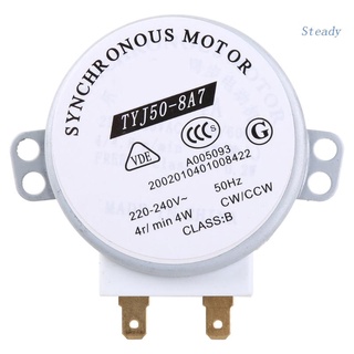 Steady มอเตอร์ซิงโครนัส AC 220-240V 4W 6RPM 48 มม. สําหรับเครื่องเป่าลม 50 60Hz TYJ50-8A7