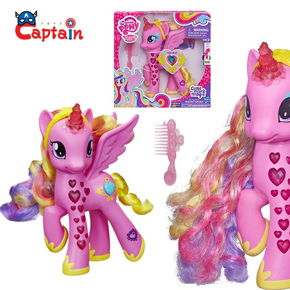 my little pony cutie mark magic glowing hearts princess cadance figure