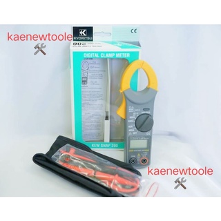 แคลมป์มิเตอร์/คลิปแอมป์ ดิจิตอล KYORITSU Digital Clamp Meter รุ่น KEW SNAP 200