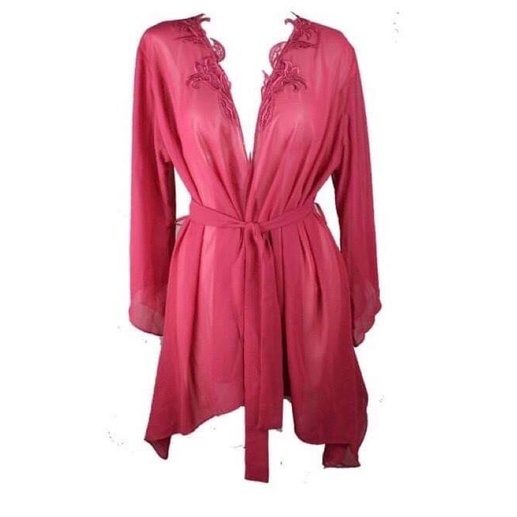 เสื้อคลุมมือหนึ่ง แบรนด์Annebra สีแดงไวน์