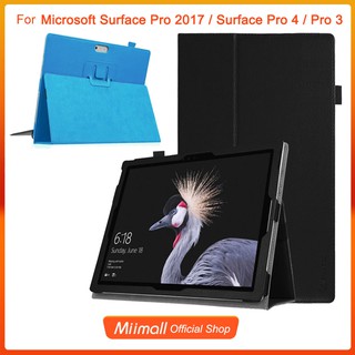 เคสโทรศัพท์มือถือ แบบพับได้ สําหรับ Microsoft Surface Pro 2017 Surface Pro 4 Pro 3