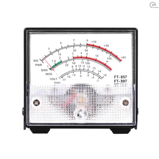 [T&amp;H] เครื่องวัดกําลังไฟฟ้าภายนอก SWR ขนาดเล็ก สําหรับ YAESU FT-857 FT-897