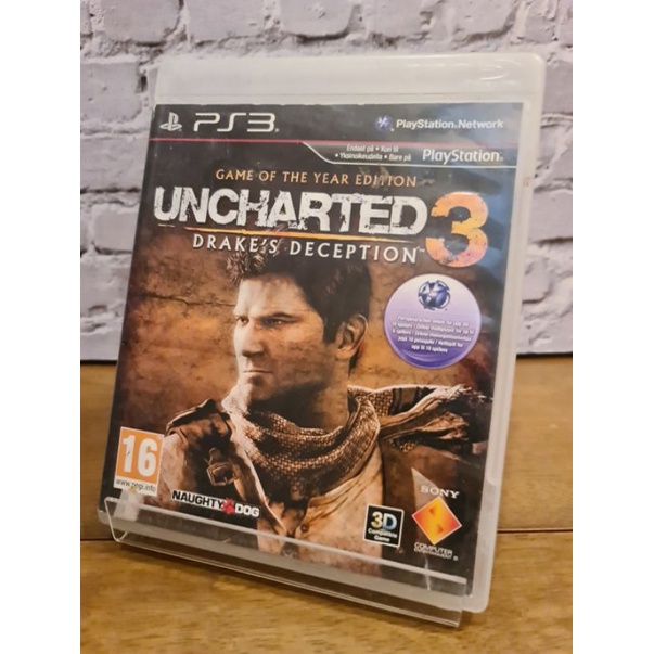 แผ่นเกม PlayStation 3 (PS3)เกม uncharted 3 drake's deception ใช้กับเครื่อง PlayStation 3