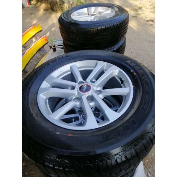 แม็ก​ขอบ​17 6​รู​ดีแม็ก​1.9​ถอด​ป้า​ยแดง​พร้อม​ยาง​