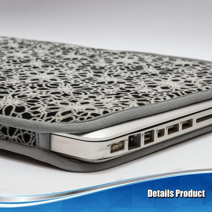 เคสกระเป๋าใส่แล็ปท็อป 13 นิ้ว สําหรับ Macbook Air Incase Flower - สีดํา #4