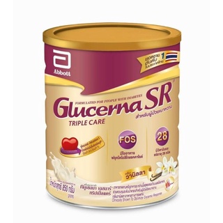 (!!!ออเดอร์ละไม่เกิน 6 กระป๋อง) Glucerna SR triple care 850 g กลูเซอนา เอสอาร์ ทริปเปิลแคร์ 850 กรัม/400กรัม