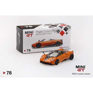 MINI GT 1/64 : MGT00078-L : Pagani Huayra Roadster Arancio Saint Tropez LHD