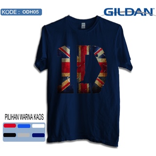 เสื้อยืดผ้าฝ้าย GILDAN เสื้อยืด ลายโลโก้ One DIRECTION ODH05