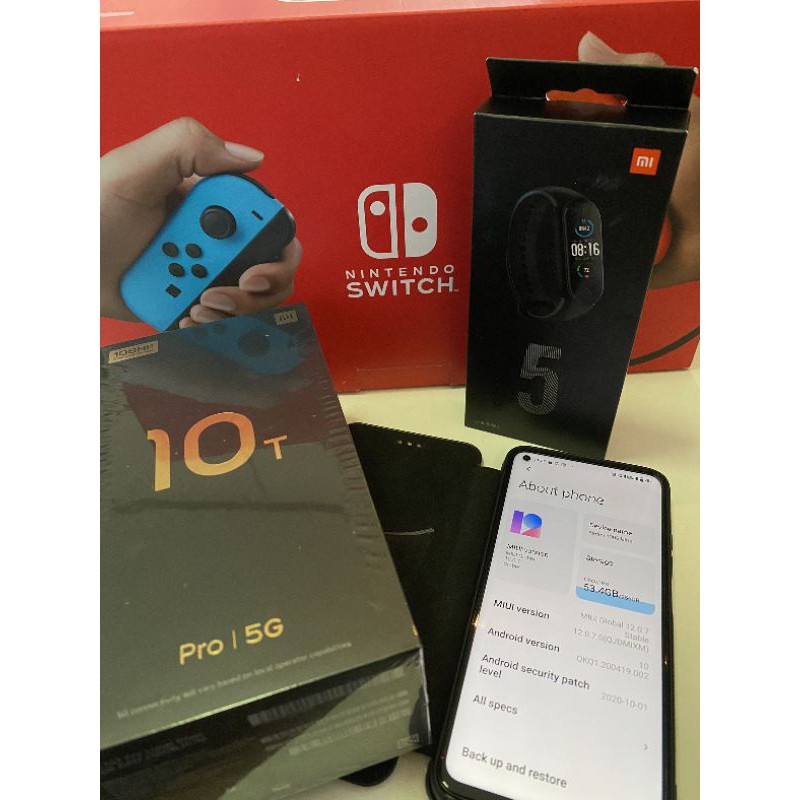 (มือสอง👍)Mi 10T Pro 5G 8/256+Nintendo แถมMi Band 5ด้วย