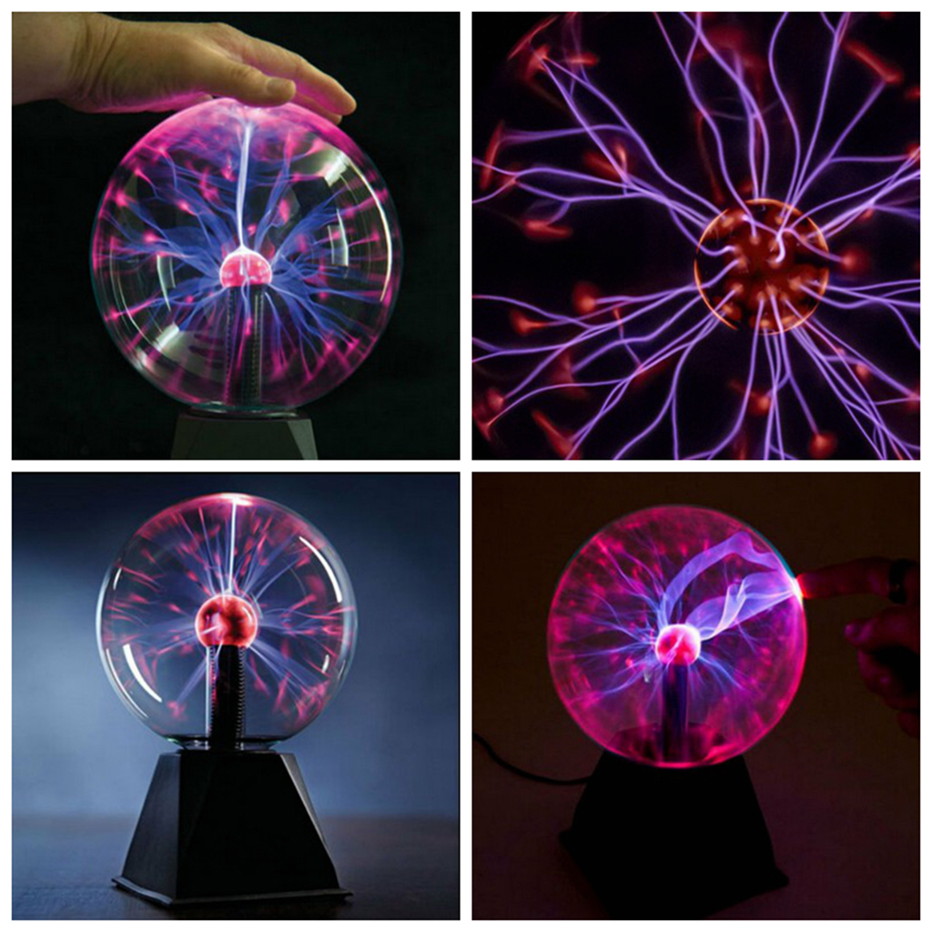 @Ready Stock@ Plasma Ball 6/8 Inch Novelty Glass Magic Plasma Ball ...