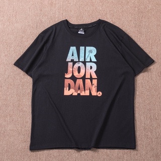 ฝ้าย Nike AirJordan เสื้อยืดแขนสั้น Nike AirJordan เสื้อยืดแขนสั้น Unisex เสื้อยืดโอเวอร์ไซส์ #16 ??1