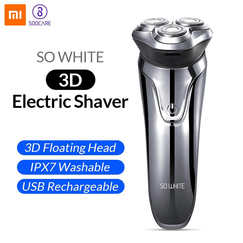 YouPin soocas so white 3d smart control มีด โกนหนวดไฟฟ้ากันน้ํา ipx7 Electric Shaver