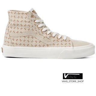 VANS SK8 HI TAPERED ECO THEORY CHECKERBOARD BROWN SNEAKERS สินค้ามีประกันแท้