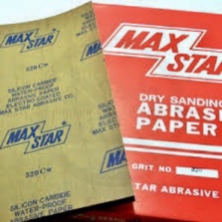 กระดาษทรายน้ำ MAXSTAR 9”x11”