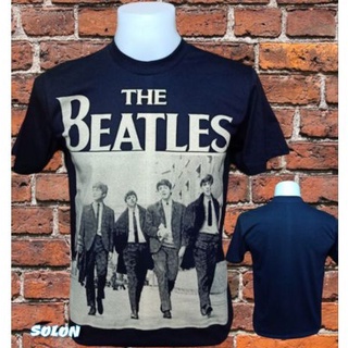 เสื้อวง The Beatles แขนสั้น ไม่มีตะเข็บข้าง คอฟิต ป้ายUSA เสื้อวง เสื้อทัวร์ วงร็อคคต่างประเทศ