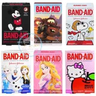 Band-Aid พลาสเตอร์ติดแผลคละไซส์ 20 ชิ้น/กล่อง จากอเมริกา